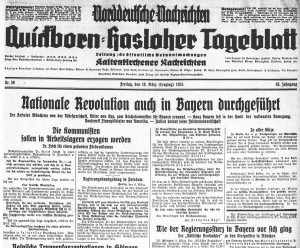 Quickborn-Hasloher Tageblatt 10.03.1933